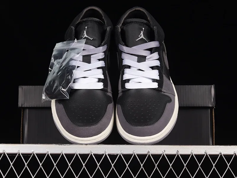 All categories Air Jordan Jordan series basketball shoes Air Jordan 1 Low Air Jordan 1 Low "Black Grey" AJ1 Joe 1 black gray retro culture and leisure sports sneakers DN1635-001